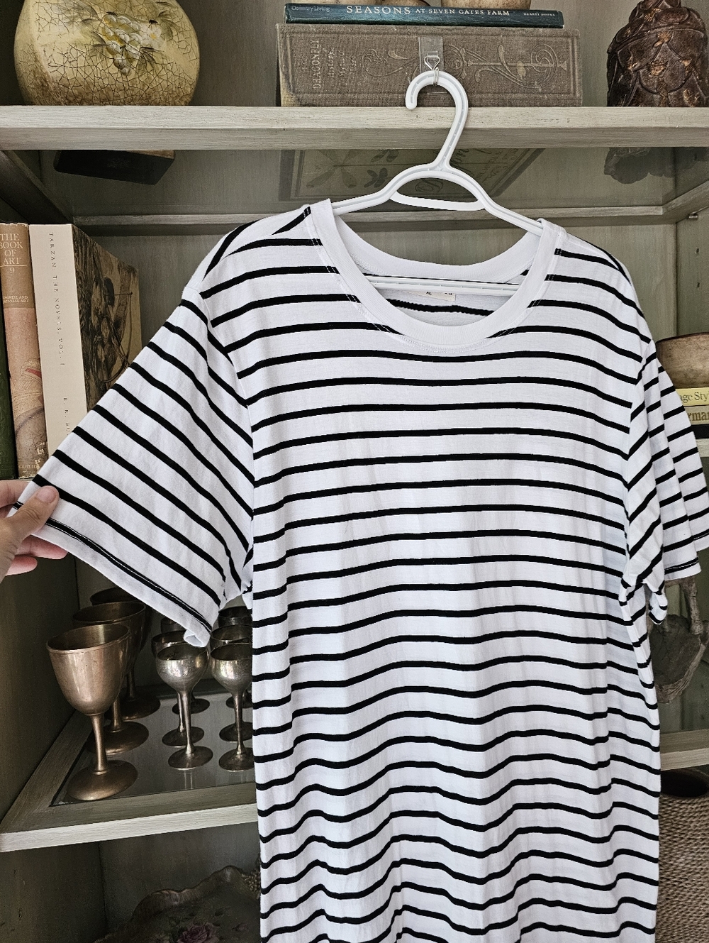 Anthropologie x Electric & Rose Skyler Rib Knit Striped Midi Dress - Picture 7 of 8